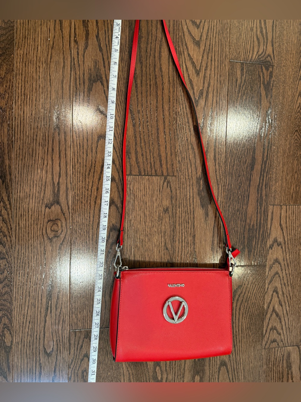 Mario Valentino Red Cross Body Bag - Picture 3 of 9